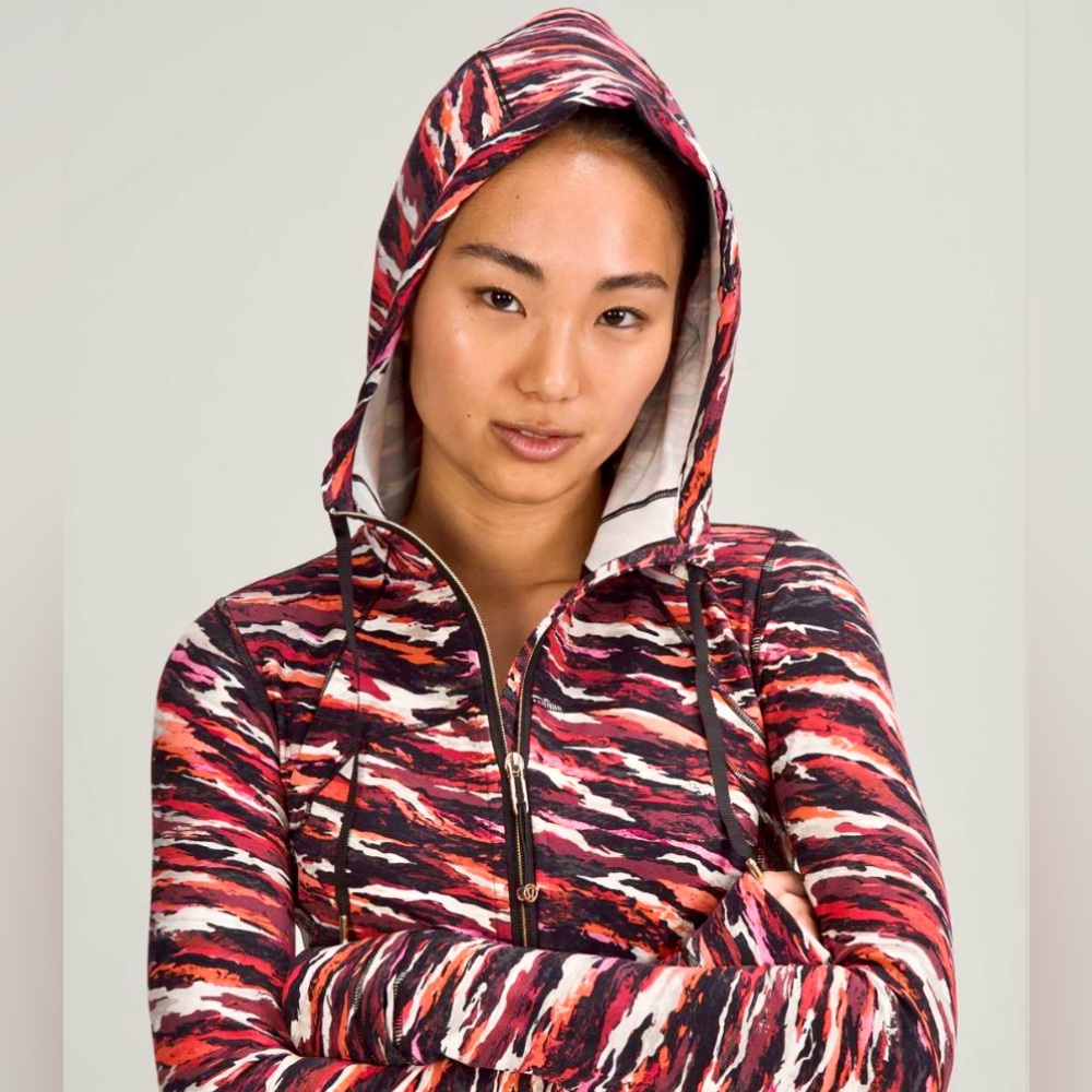 Lululemon Tiger Tide Smoky Red Multi 🐯 Lunar New Year Hooded Define Jacket *Nulu